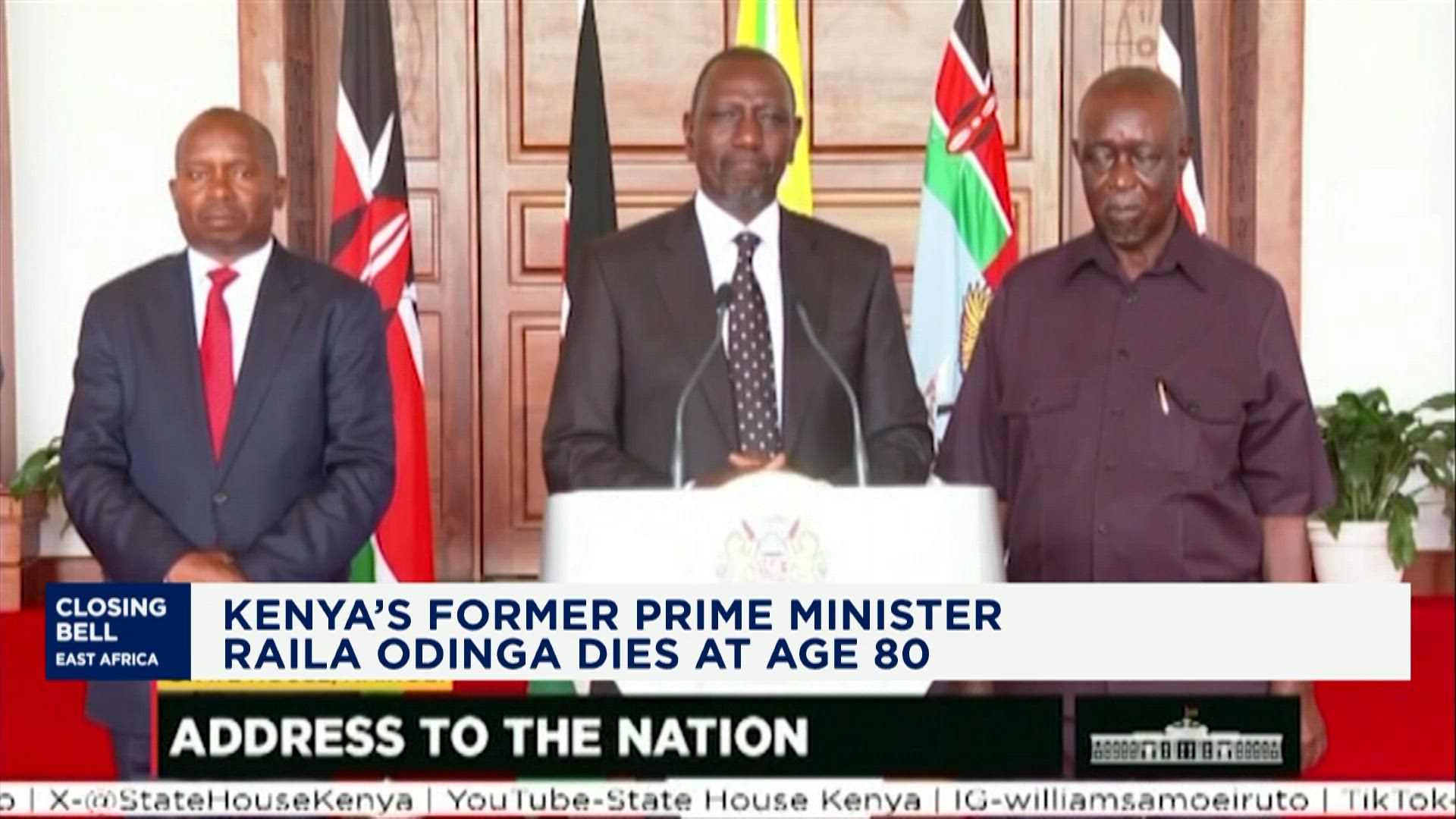 Mourning Raila Kenya's president leads nation in mourning death of Raila Odinga | CNBC ...