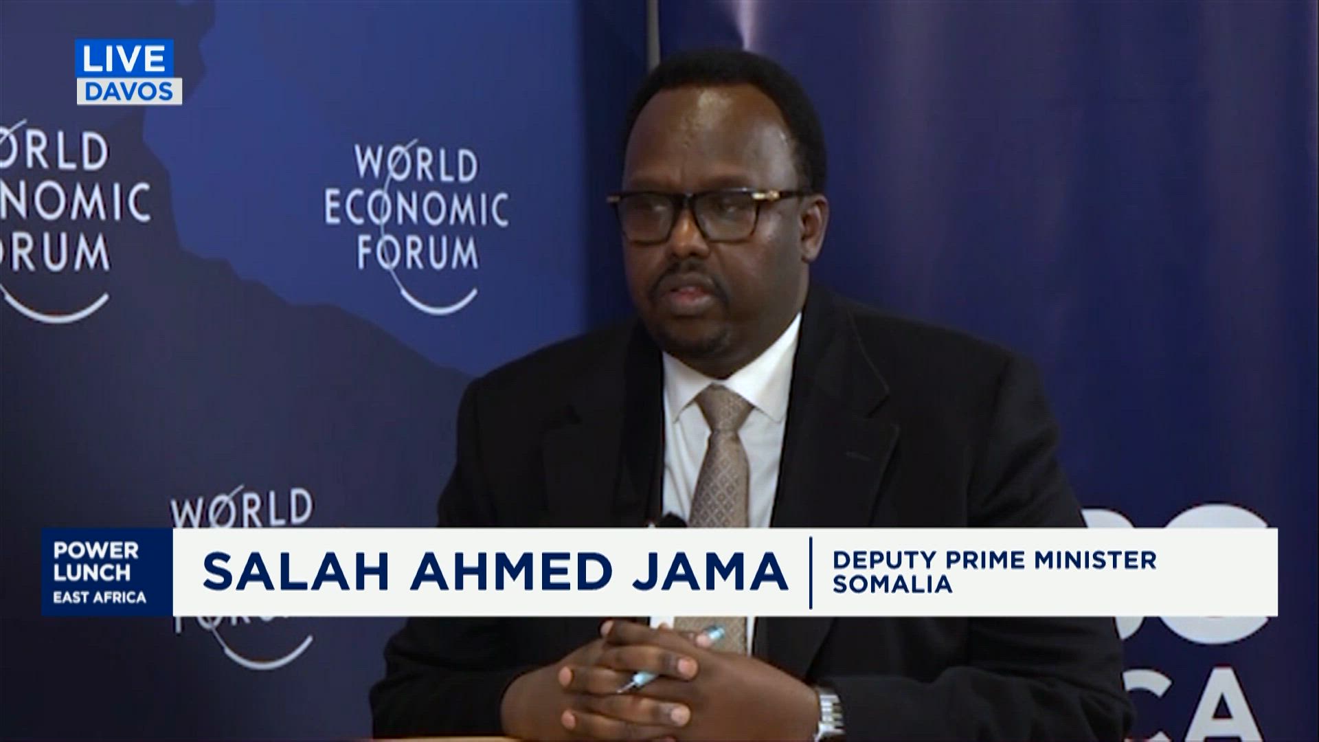 Somalia's first message to Davos