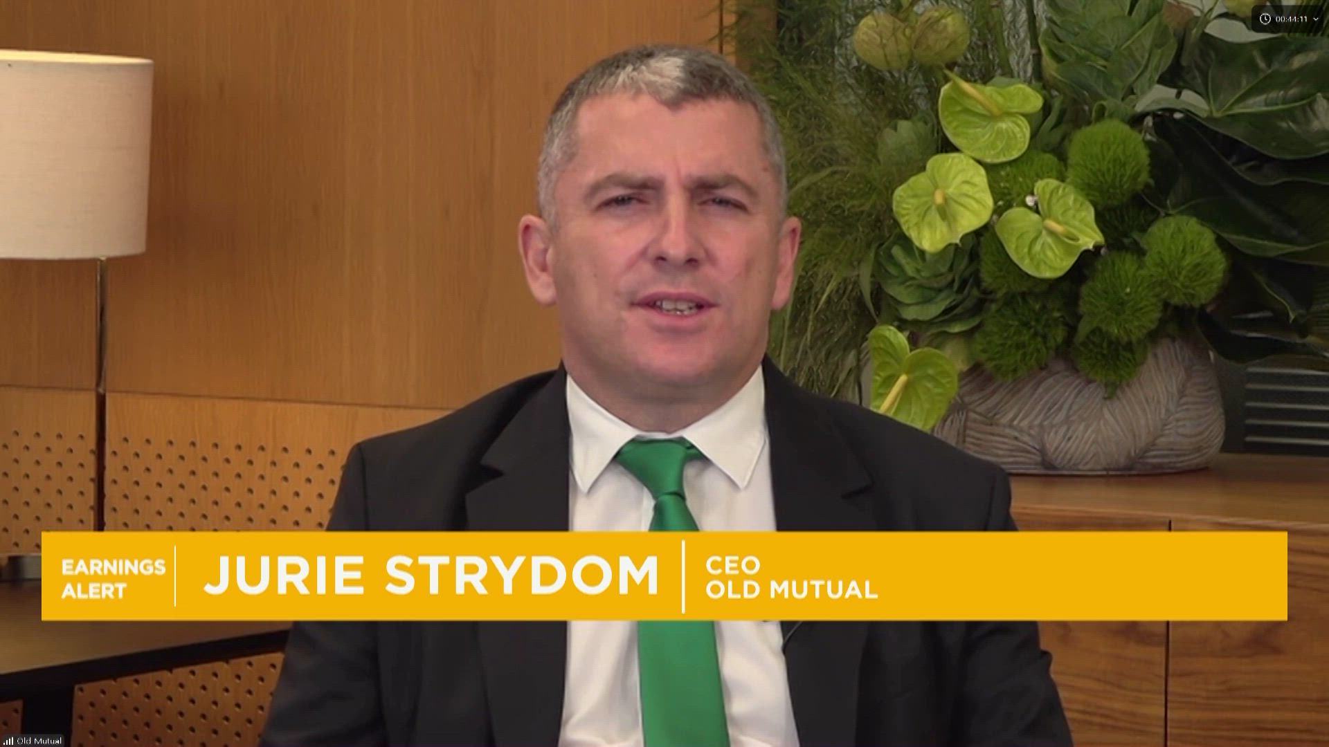 Old Mutual FY headline earnings slipped 1%