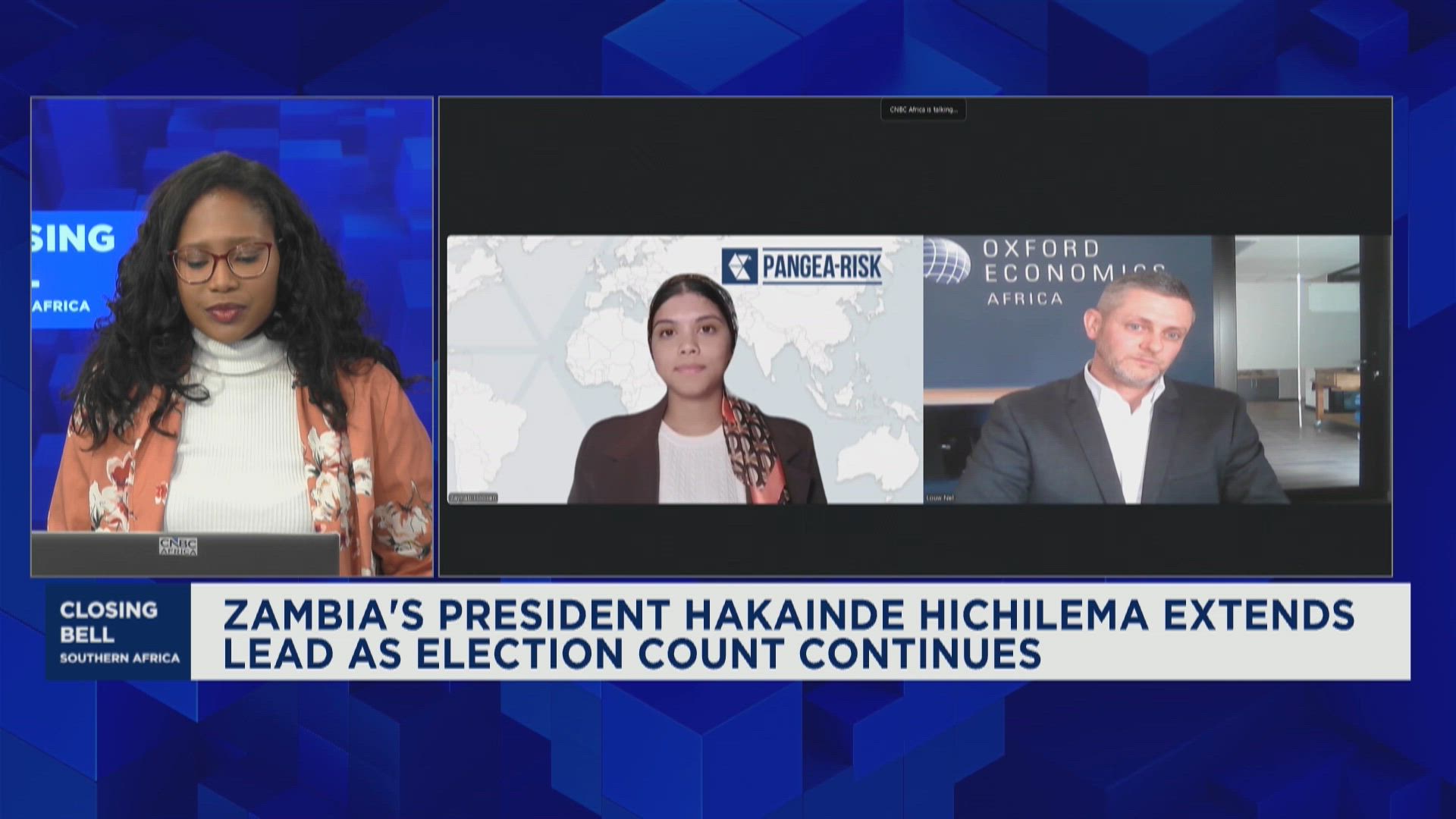 Zambia's President Hakainde Hichilema extends lead as election count ...